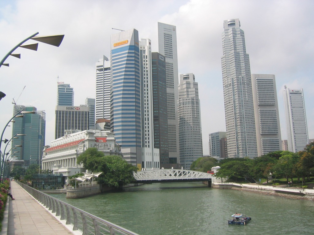 Indonesien - Bild 55 von 67 - Singapur - Land - Wolkenkatzer